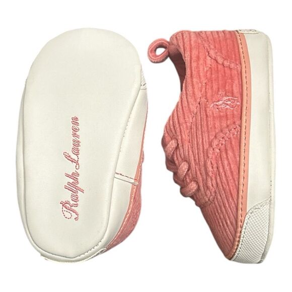 POLO RALPH LAUREN -Baby girl Keaton Ii Sneaker. NEW - Picture 2 of 4